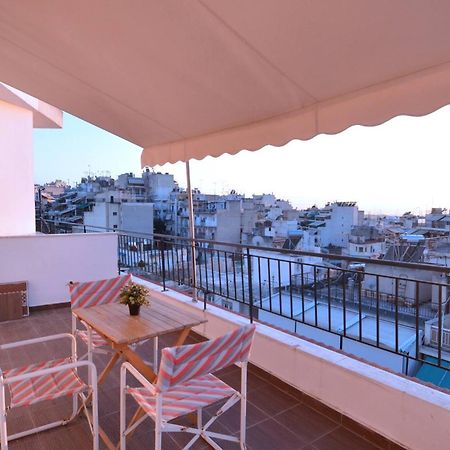 A Minimal Retire At Kypseli With An Amazing View Apartment Athena Bagian luar foto